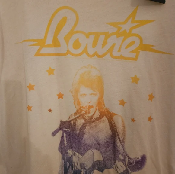 David Bowie Band Tee by Chaser NWT - Picture 3 of 7